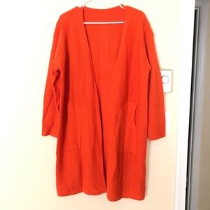 New orange knit cardigan🎃🍁🍂